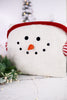 Snowman With Ear Warmer Decorative Pillow