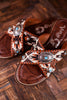 Very G Brown Jungle Sandals