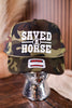 "Saved A Horse" Camo Trucker Hat