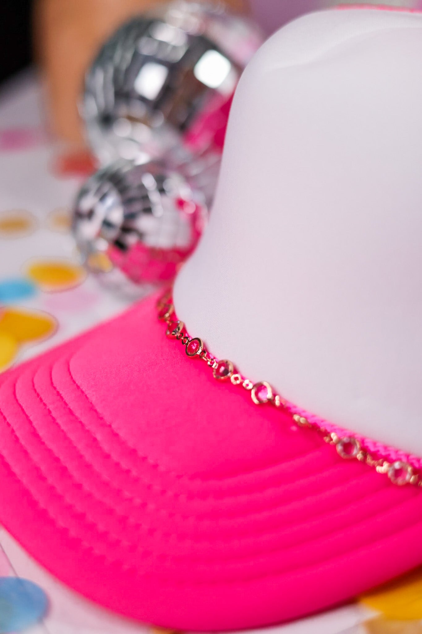 Gold Trucker Hat Chain