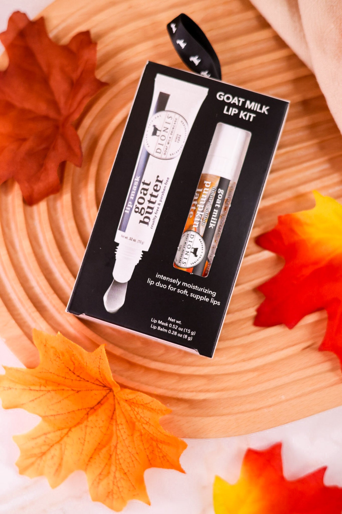 Dionis Pumpkin Latte Goat Milk Lip Kit