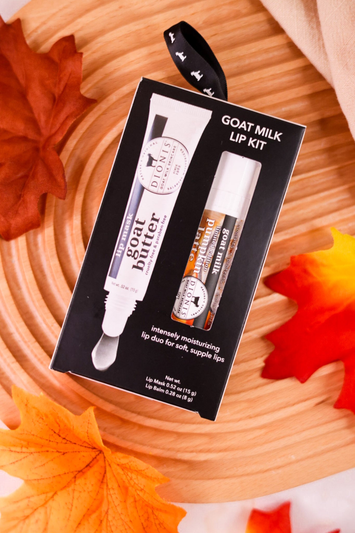 Dionis Pumpkin Latte Goat Milk Lip Kit