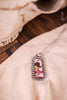 Pink Cowboy Boots Western Bubble Pendant Necklace