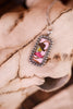 Pink Cowboy Boots Western Bubble Pendant Necklace