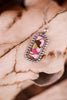 Pink Cowboy Boots Western Bubble Pendant Necklace