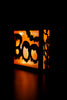 Lighted Boo Block Table Top Sitter
