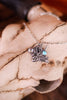 Cactus and Horseshoe "Darlin" Pendant Necklace
