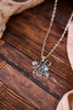 Cactus and Horseshoe "Howdy" Pendant Necklace