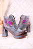 Sky Blue Messapica Platform Boots