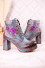 Sky Blue Messapica Platform Boots