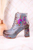 Sky Blue Messapica Platform Boots