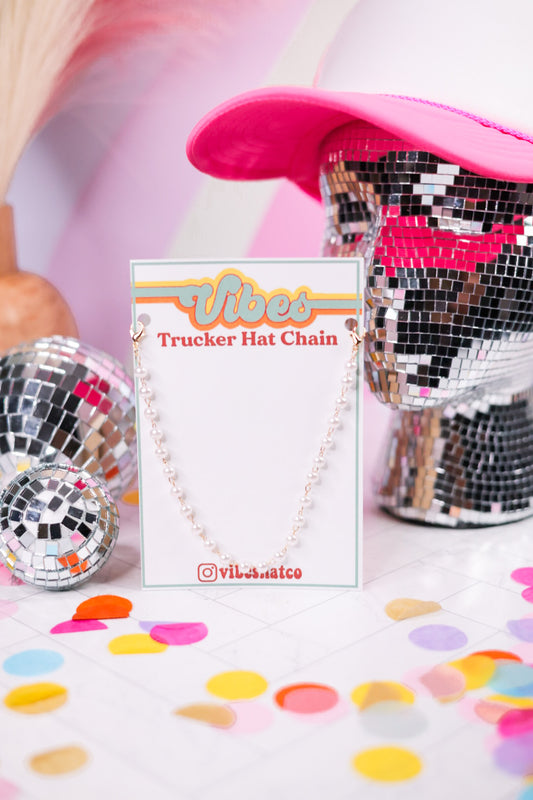 Pearl Trucker Hat Chain