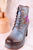 Sky Blue Messapica Platform Boots