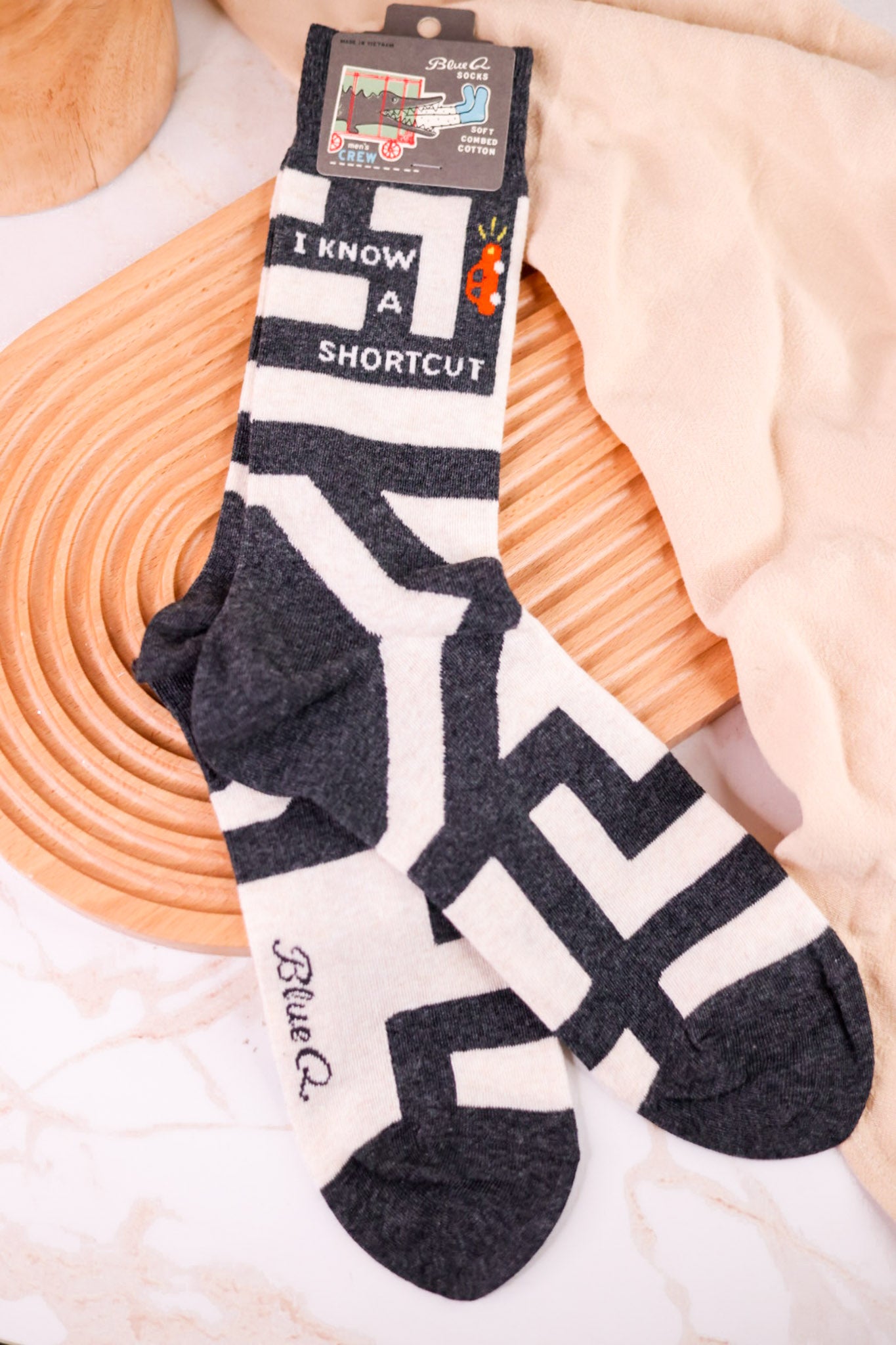 I Know A Shortcut Men's Crew Socks
