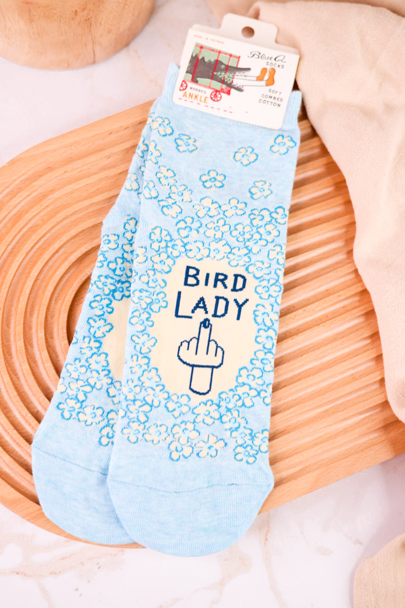 Bird Lady Ankle Socks