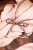 Navajo-Style Copper Pearl Necklace with Coquette Bow