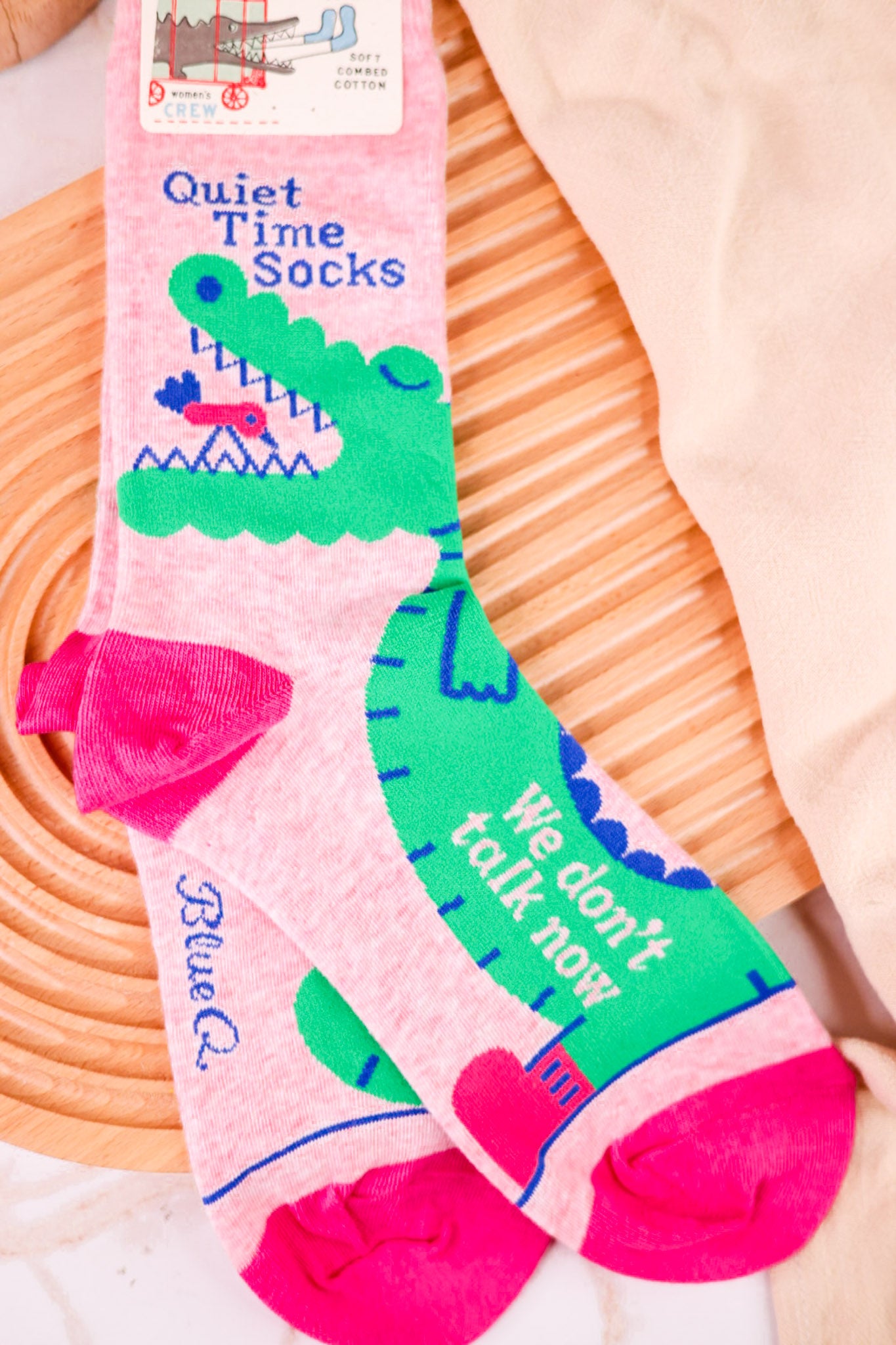 Quiet Time Crew Socks
