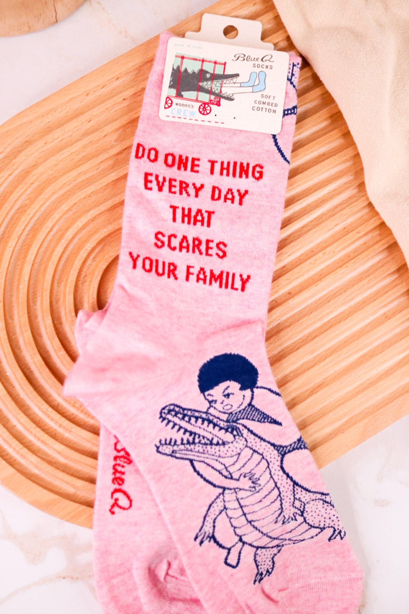 Scare Your Family Crew Socks