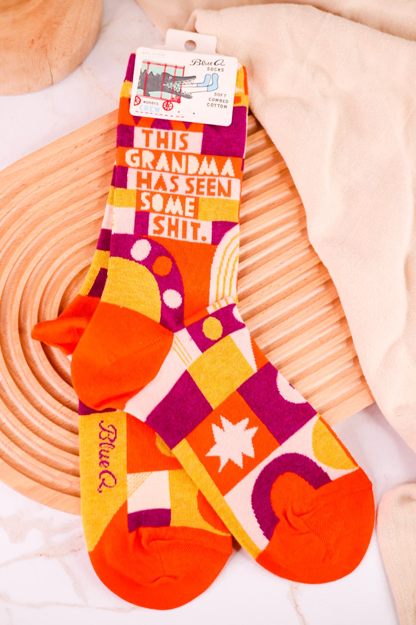Grandma Has Seen Some Shit Crew Socks