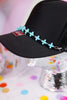 Turquoise Cross Trucker Hat Chain