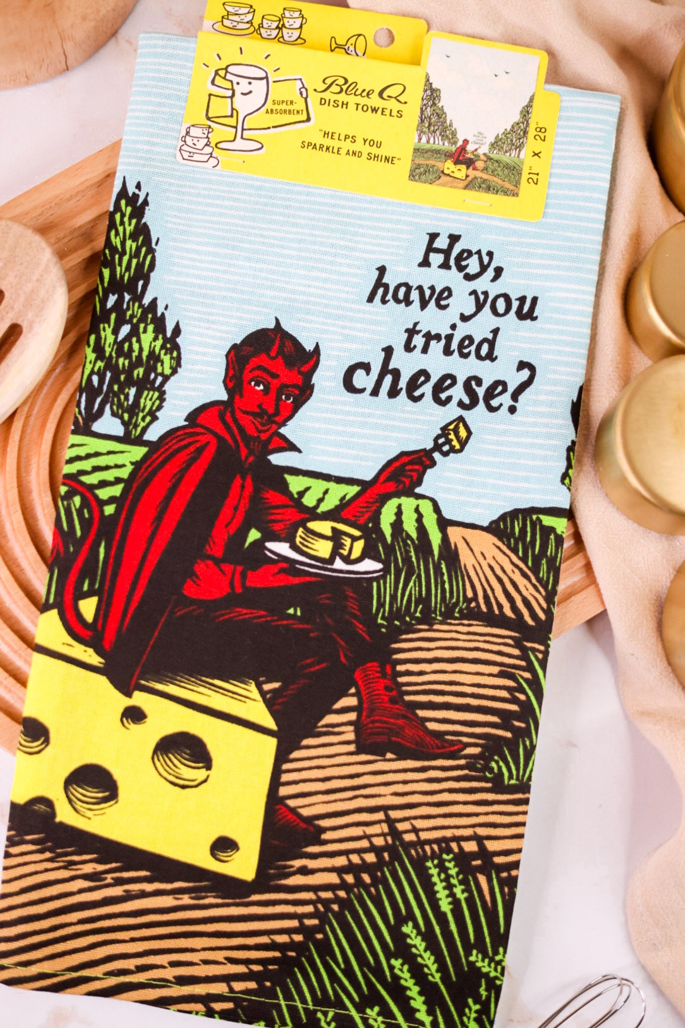 Have You Tried Cheese? Dish Towel