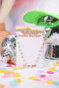 White Turquoise Trucker Hat Chain