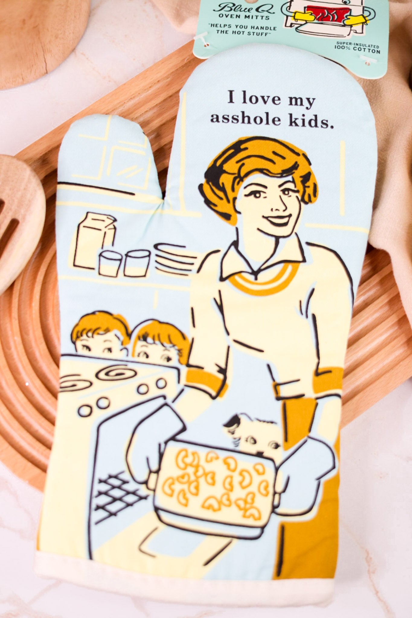 Love My Kids Oven Mitt