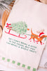 A Whole Christmas Tree Pet Christmas Dish Towel