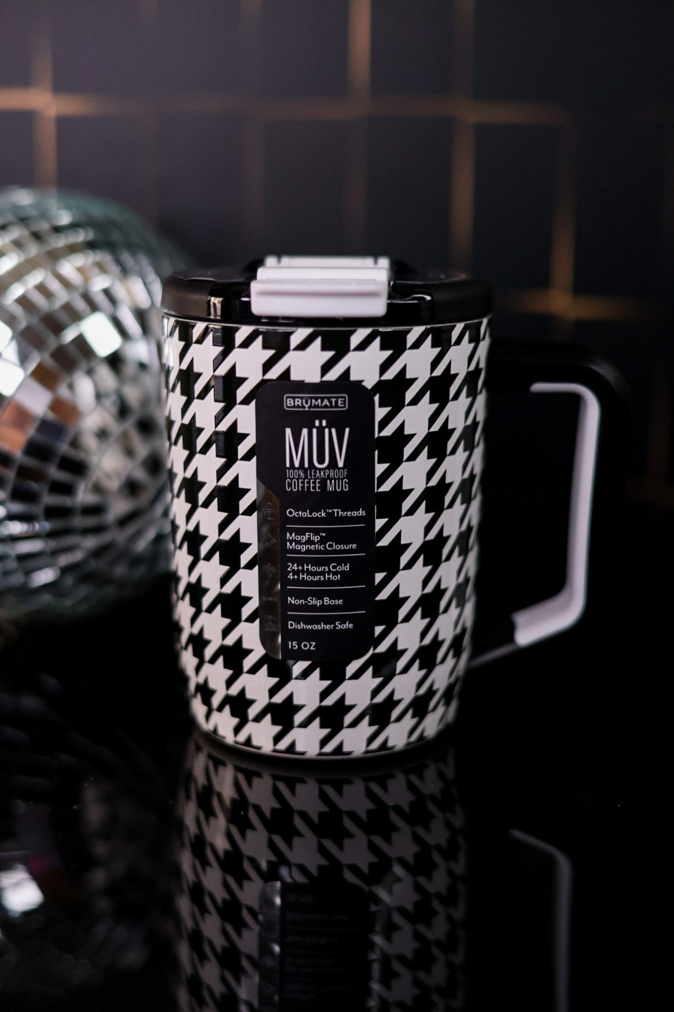 Houndstooth 15oz Muv Mug