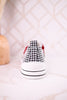 Black & White Houndstooth Aman Sneakers