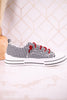 Black & White Houndstooth Aman Sneakers