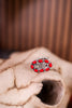 Western Wild Red Stone Stretch Ring