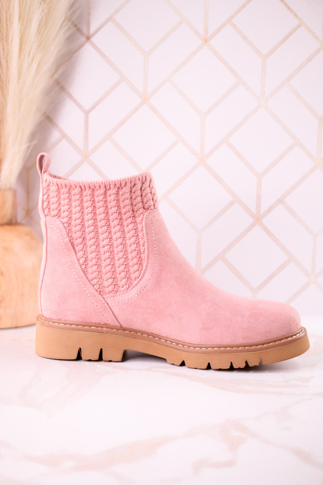 Keep Me Warm Blush Boots