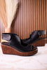 Let's Talk About It Black Wedges