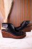 Let's Talk About It Black Wedges