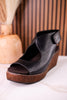 Let's Talk About It Black Wedges