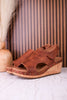 For Keeps Studded Wedges In Rust