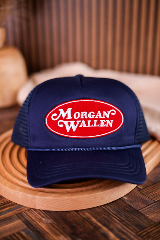 Morgan Wallen Licensed Oval Logo Mesh Back Cap