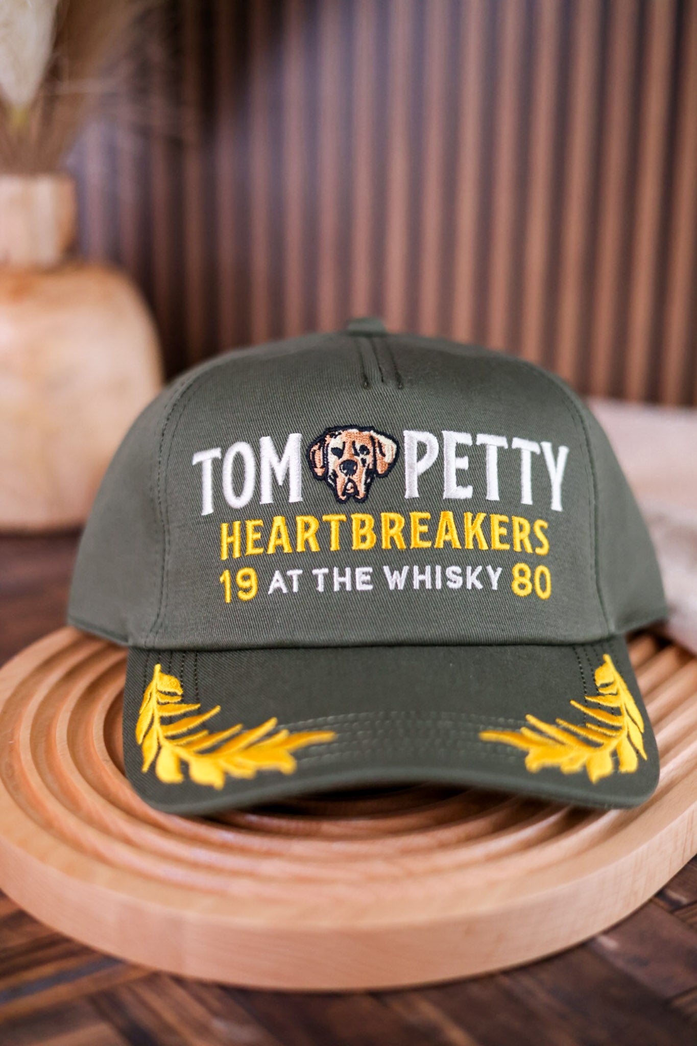 Olive Green Tom Petty Club Captain Hat – Whiskey Skies