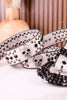 Rhinestone Skull Studded White Leather Belt