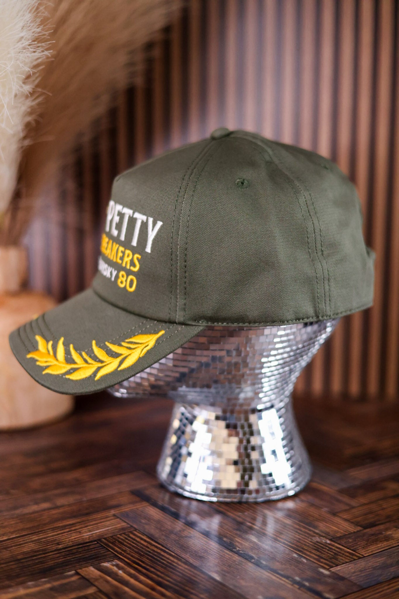 Olive Green Tom Petty Club Captain Hat