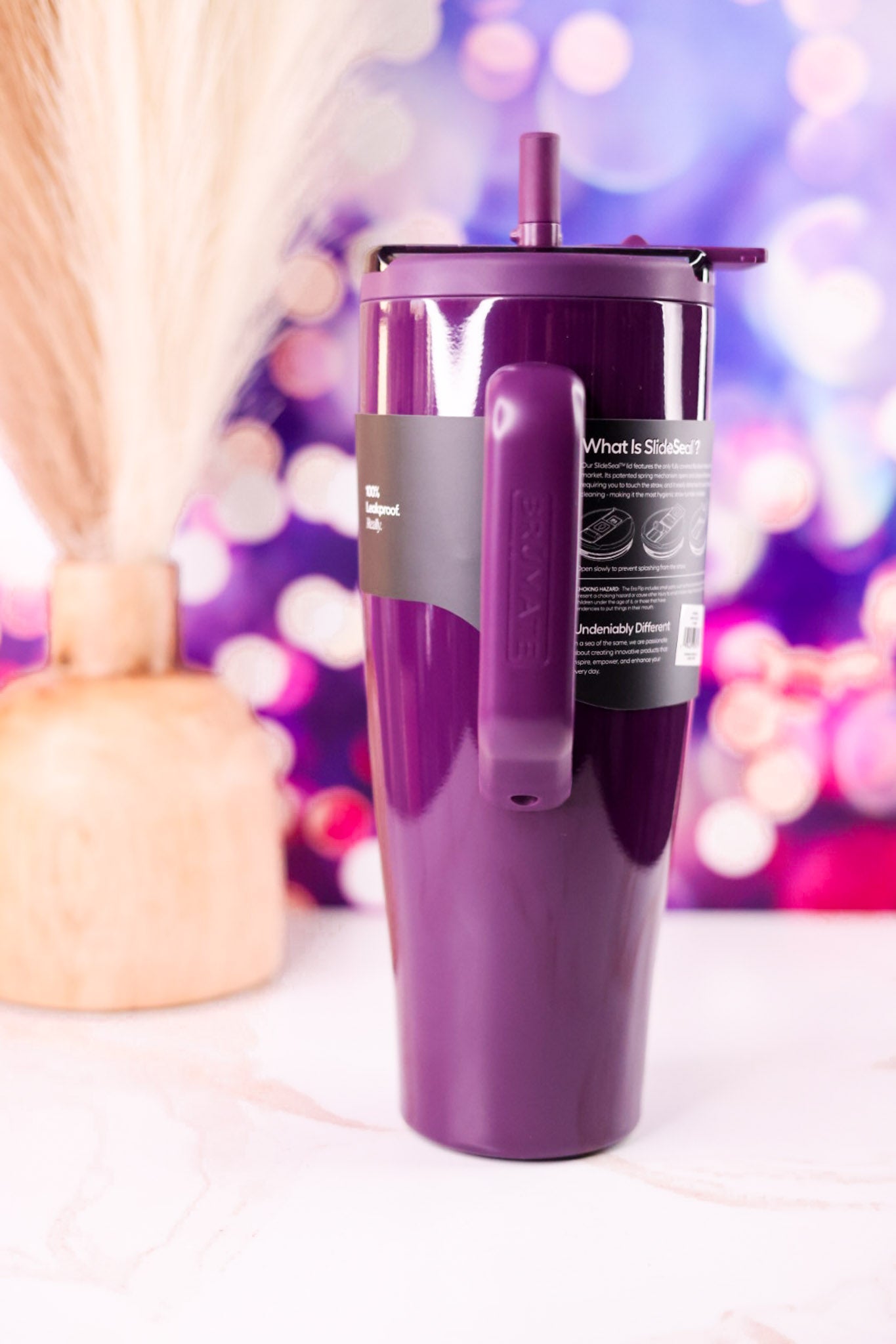Brumate Plum 40oz Era Flip Tumbler