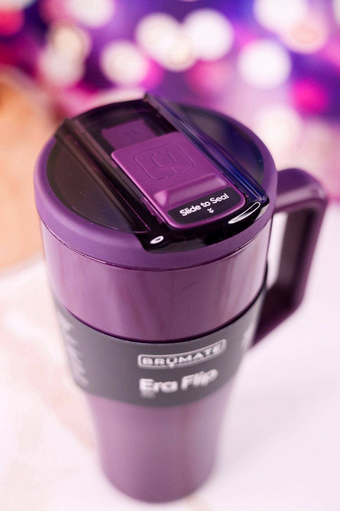 Brumate Plum 30oz Era Flip Tumbler