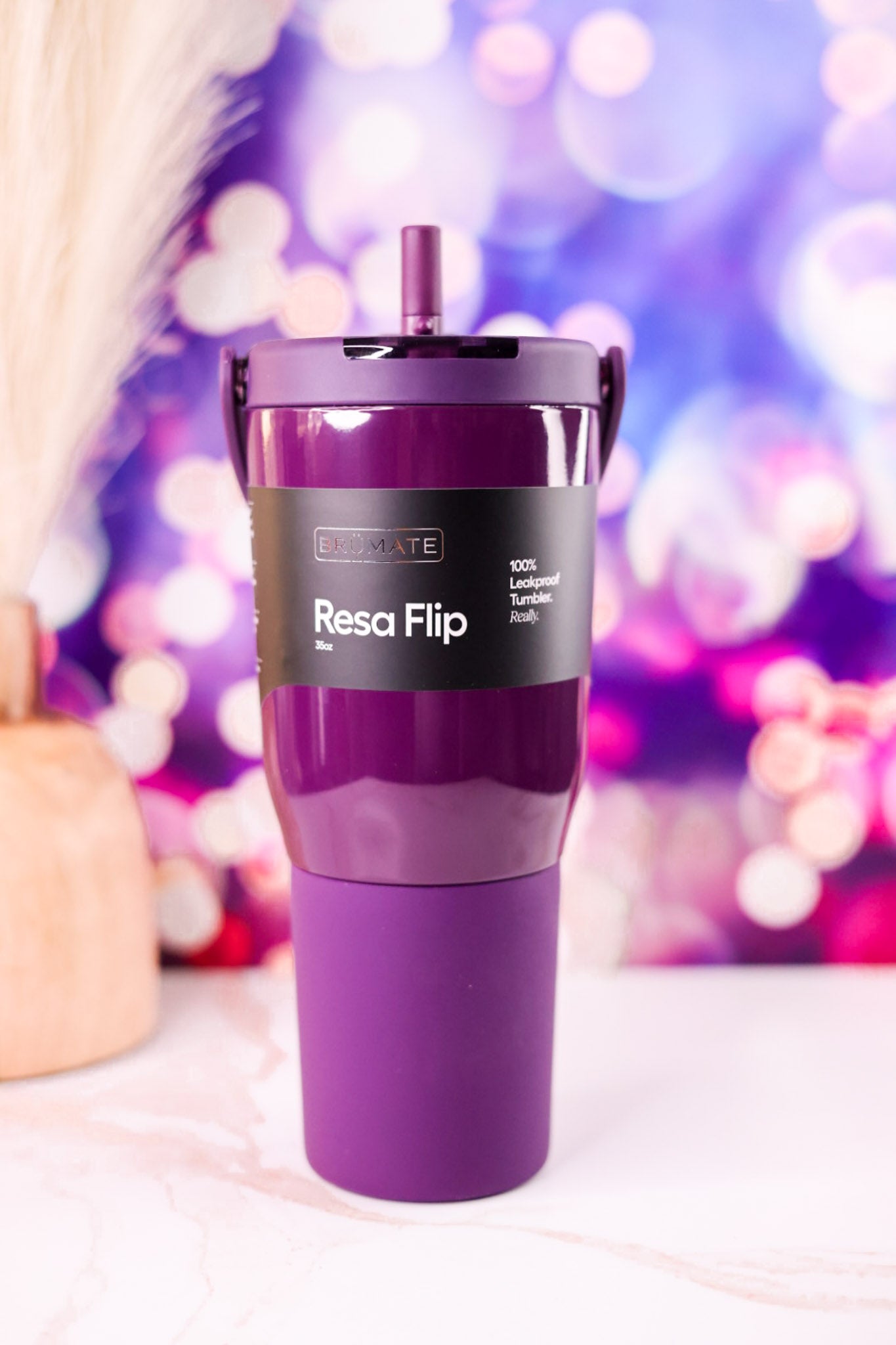 Brumate Plum 35oz Resa Flip Tumbler