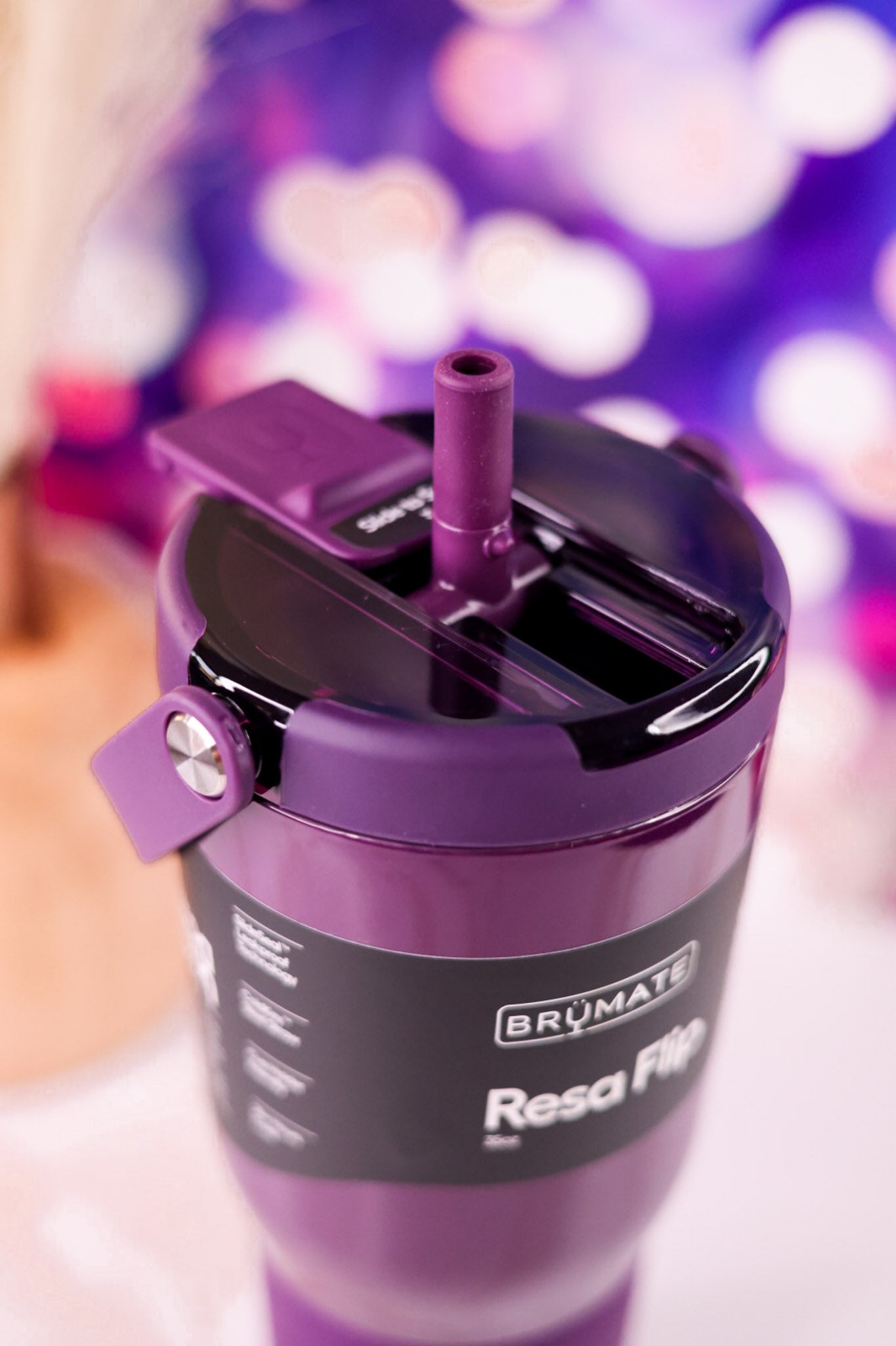 Brumate Plum 35oz Resa Flip Tumbler