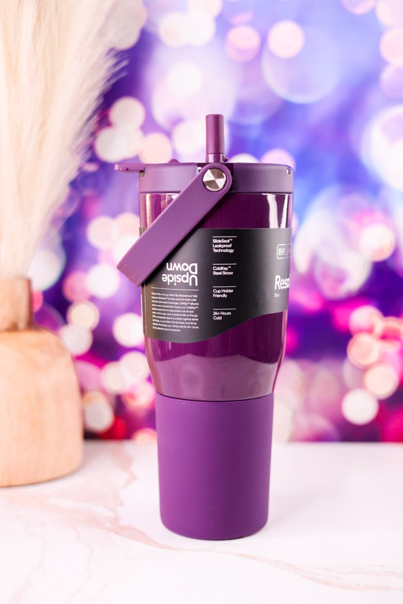 Brumate Plum 35oz Resa Flip Tumbler
