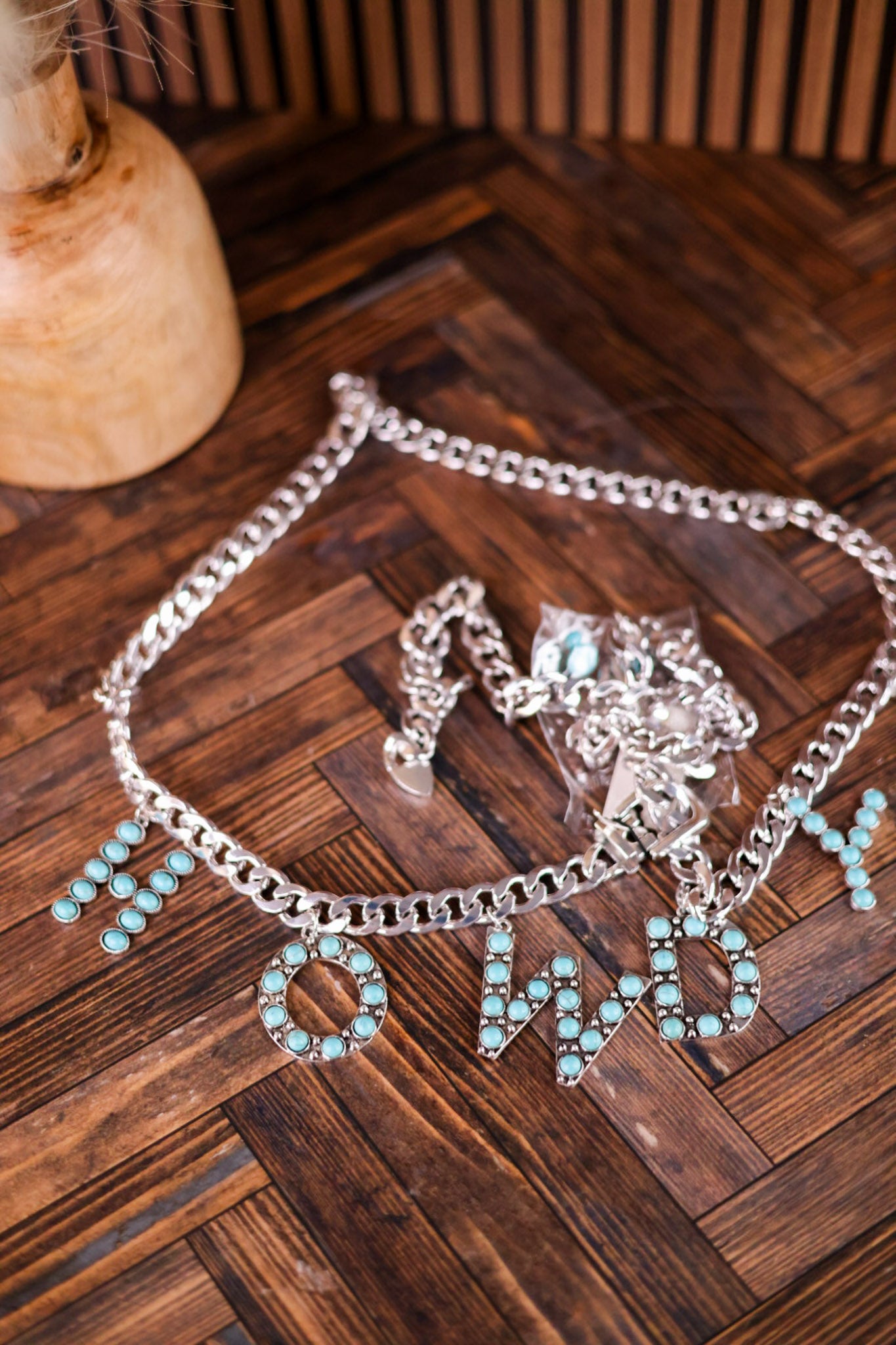 Turquoise "Howdy" Belt