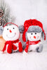 Plush Snowman Sitters (2 Styles)