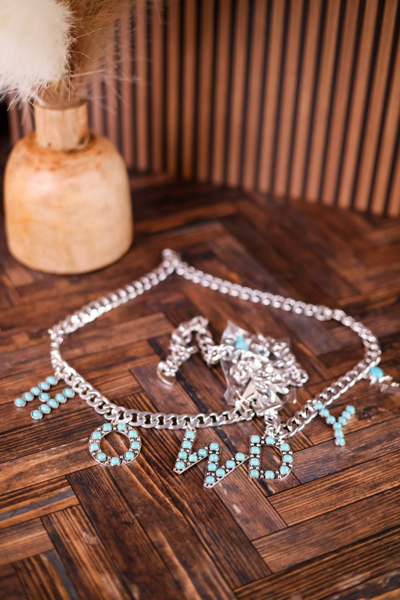 Turquoise "Howdy" Belt