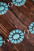 Ride For the Brand Darlin' Turquoise Floral Concho Link Belt